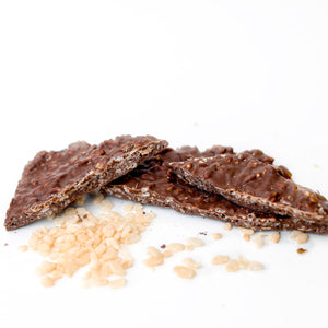 Vegan "Milk" Chocolate Rice Crispy Bark