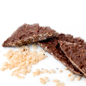 Vegan "Milk" Chocolate Rice Crispy Bark